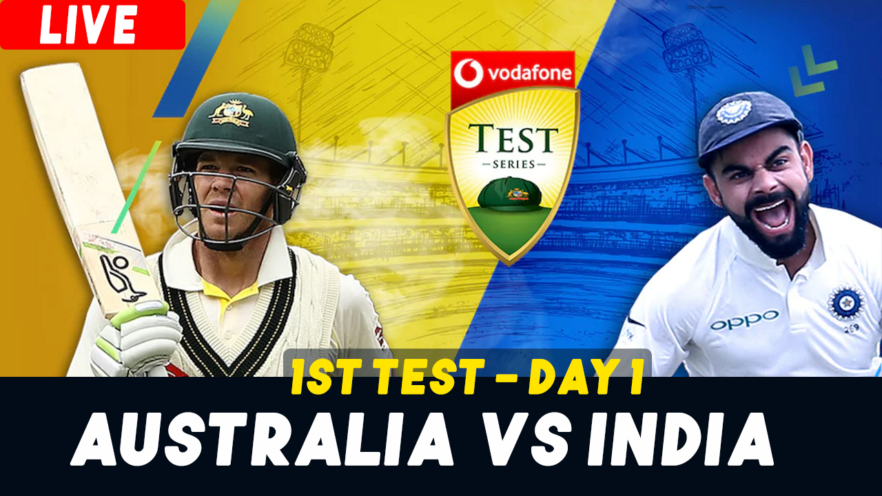 India vs Australia 1st Test Match Live Stream Online