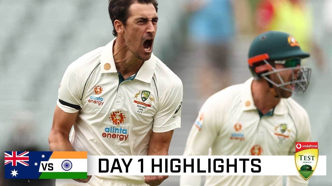 India vs Australia 1st Test Day 1 Highlights